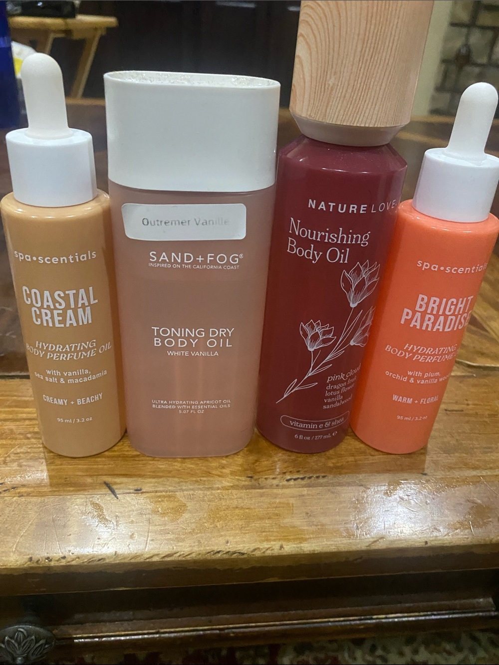 Custom Bundle of Sand & Fog, Nature Love and Spa Essentials Body Oils